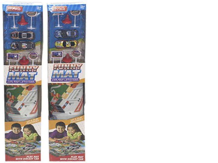 Rama Vehiculos con accesorios y alfombra 11x58x6 cm