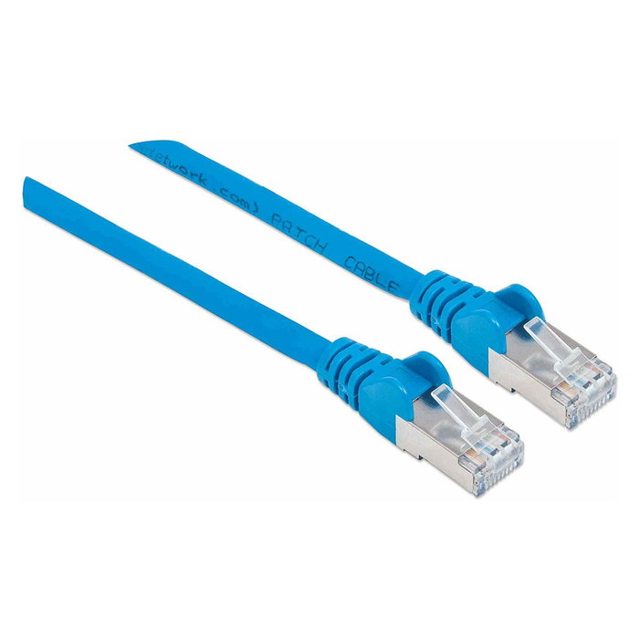 Intellinet 740975 Patch Cable Cat7 S/FTP RJ-45 Macho 5m Azul, Cobre, 10 Gigabit Ethernet, 10000 Mbit/s, 600 MHz, AWG 26, EIA/TIA 568B