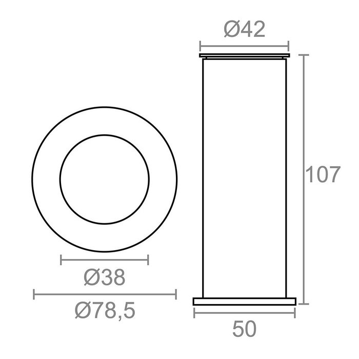 Micel Base Candado Cruceta para Suelo CN15 Cromo Brillo