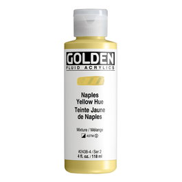 Golden Fluid Colores Acrílicos Amarillo Nápoles 118 ml