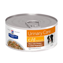 Hill's Vet HPD Canine C/D Multicare Estofado de Pollo y Verduras 24x156g