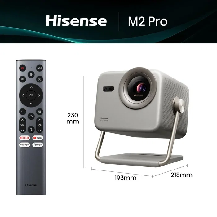 Hisense M2 Pro Trichroma Mini Laser UHD 4K Gris Hisense M2 Pro Trichroma Mini Laser UHD 4K Gris