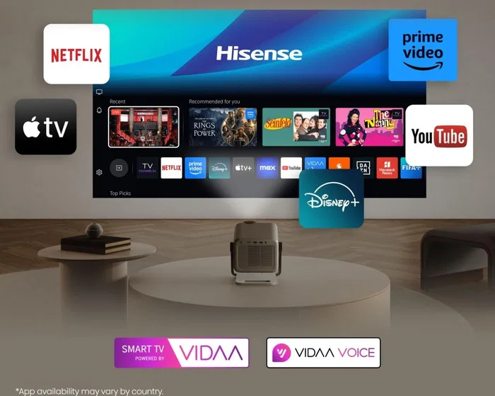 Hisense M2 Pro Trichroma Mini Laser UHD 4K Gris Hisense M2 Pro Trichroma Mini Laser UHD 4K Gris