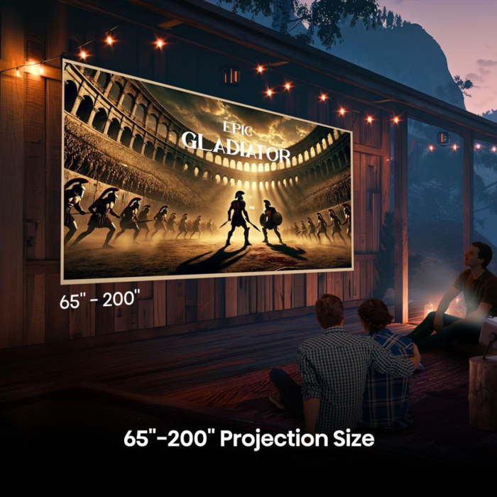 Hisense M2 Pro Proyector 4K UHD (3840x2160) Cine en Casa Inteligente 3D HDR10+ Wi-Fi Bluetooth 20W Gris