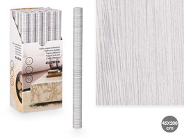 Arte Regal Rollo Adhesivo Madera Gris 45 x 200 cm (Set de 24)