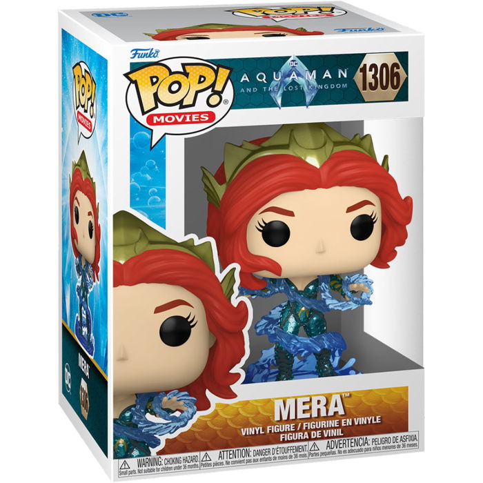 Funko Figura POP DC Comics Aquaman y el Reino Perdido Mera 9cm