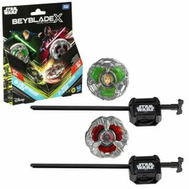 Hasbro Colaboración Beyblade X y Star Wars, Luke Skywalker 4-80B vs. Darth Vader 4-60B Pack Múltiple