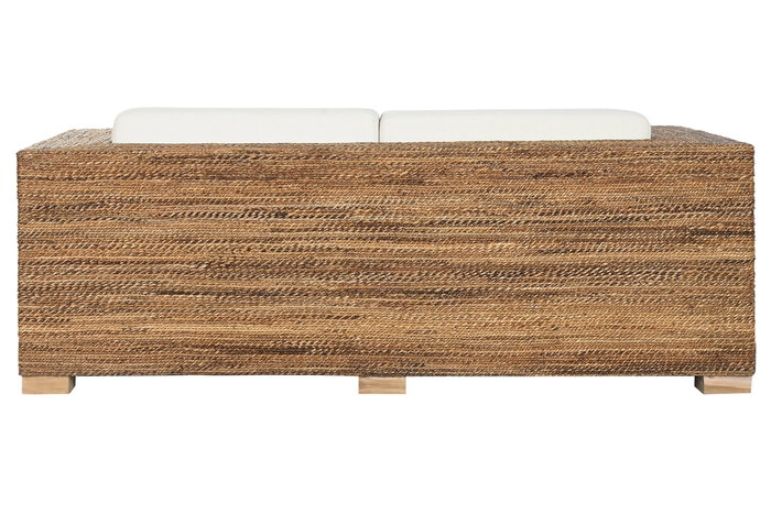 DKD Home Decor Banana 1c25 Sofá Natural Blanco 192 x 92 x 65 cm