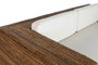 DKD Home Decor Banana 1c25 Sofá Natural Blanco 192 x 92 x 65 cm