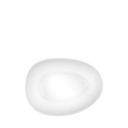 Costa Verde Isola Bol Oval de Porcelana, Vajilla, 17 x 13 x 5 cm (Set de 4)
