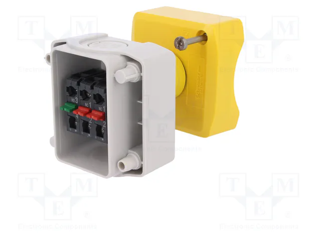 Schneider Electric Harmony XB5 Casete de Control con 1 Botón Rojo