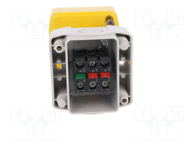 Schneider Electric Harmony XB5 Casete de Control con 1 Botón Rojo