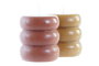 DKD Home Decor Vela Terracota Granate 9 x 10 x 9 cm (6 Unidades)