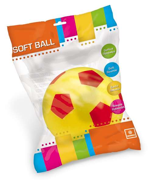 Unice Pelota Soft Football 140 mm Multicolor