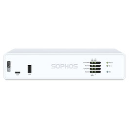 Sophos XGS 88 Security Appliance - Cortafuegos 9.9 Gbit/s, VPN IPSec 6 Gbit/s, 4 puertos LAN, Rack, Fuente 40W, Cordón EU