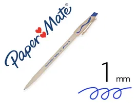 Papermate Bolígrafo Replay Azul Borrable con Goma 1.4mm