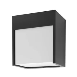 Rabalux Aplique Exterior Balimo LED 560Lm IP54 RAB-7476 Negro Mate Aluminio Luz Blanca Natural 4000K