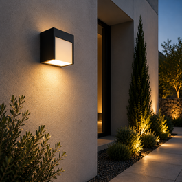 Rabalux Balimo Aplique Exterior LED Negro Mate