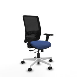PIQUERAS Y CRESPO Silla de oficina Zulema con mecanismo Sincro/Traslack Azul marino