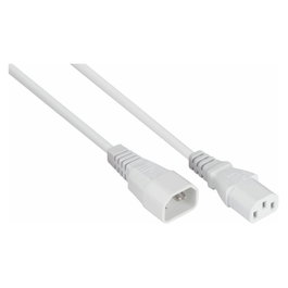 Kabelmeister Extensión de cable C14 a C13, 5m, blanco