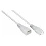 Kabelmeister Extensión de cable C14 a C13, 5m, blanco