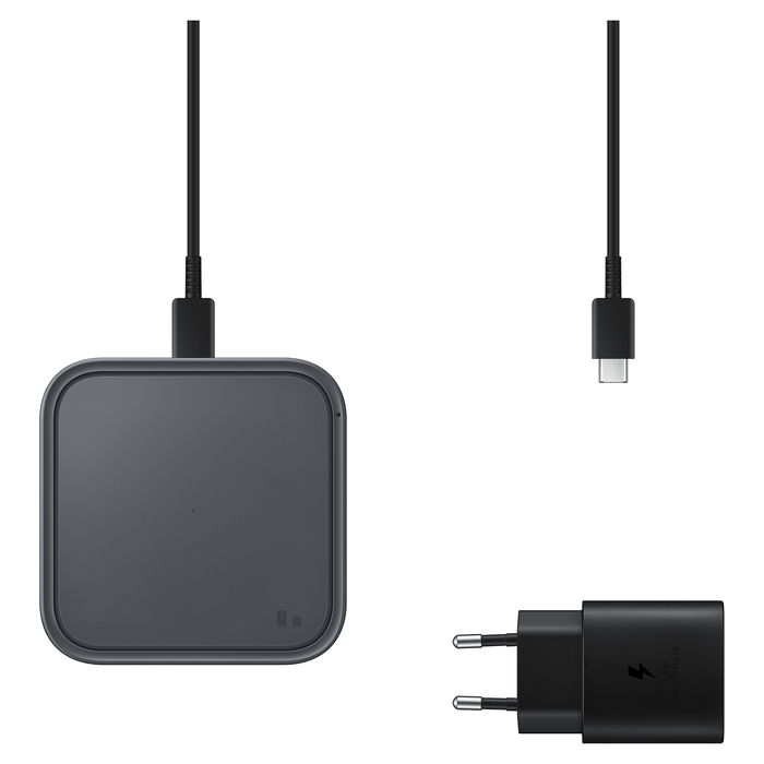 Samsung Cargador Inalámbrico Pad EP-P3400T, Carga Rápida, Color Gris Oscuro Samsung Cargador Inalámbrico Pad EP-P3400T, Carga Rápida, Color Gris Oscuro