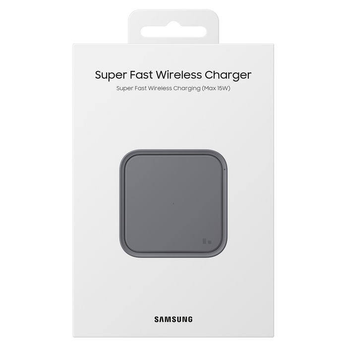Samsung Cargador Inalámbrico Pad EP-P3400T, Carga Rápida, Color Gris Oscuro Samsung Cargador Inalámbrico Pad EP-P3400T, Carga Rápida, Color Gris Oscuro
