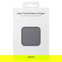 Samsung Cargador Inalámbrico Pad EP-P3400T, Carga Rápida, Color Gris Oscuro