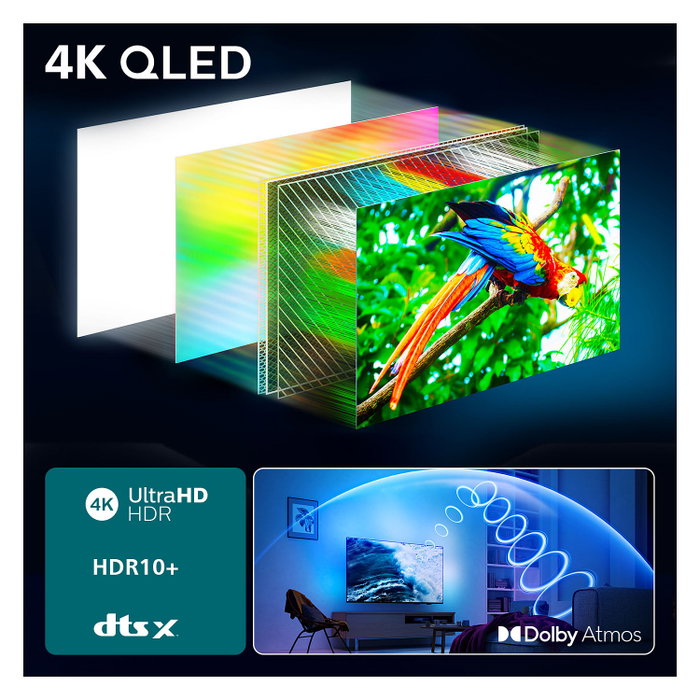 Philips 43PUS8500/12 TV 4K Ultra HD QLED 43 pulgadas