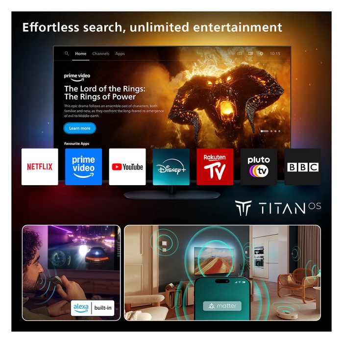 Philips 43PUS8500/12 TV 4K Ultra HD QLED 43 pulgadas