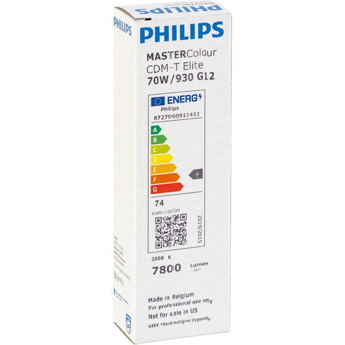 Philips MASTERColour CDM-T Elite 70W/930 G12 Philips MASTERColour CDM-T Elite 70W/930 G12