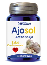 YNSADIET AJOSOL Perlas de Ajo 300mg 100 unidades