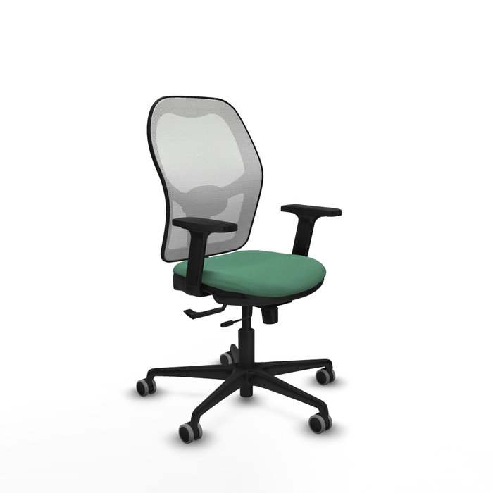 PIQUERAS Y CRESPO Silla de oficina Jorquera Verde Esmeralda y Blanco PIQUERAS Y CRESPO Silla de oficina Jorquera Verde Esmeralda y Blanco
