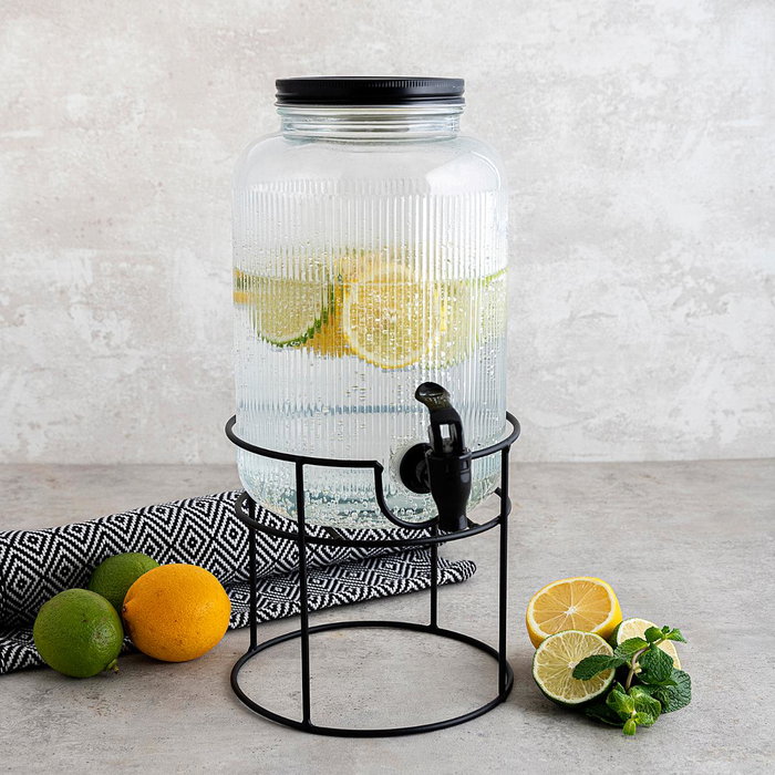 Quid Dispensador de Bebidas Maison Vidrio 4 L Transparente