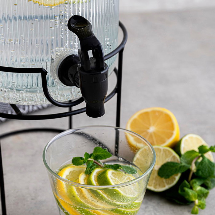 Quid Dispensador de Bebidas Maison Vidrio 4 L Transparente