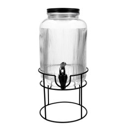 Quid Dispensador de Bebidas Maison Vidrio 4 L Transparente