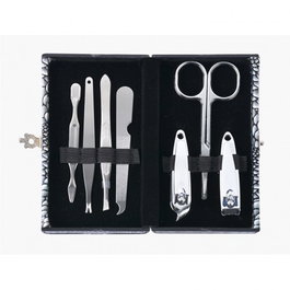 Bifull Kit de Manicura 7 Piezas Negro Scales Black