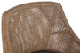 DKD Home Decor Taburete Mindi Ratan Gris