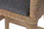 DKD Home Decor Taburete Mindi Ratan Gris