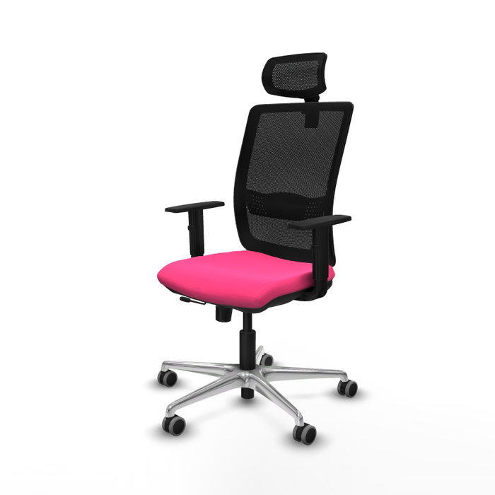 PIQUERAS Y CRESPO Silla de oficina Haches Rosa y Negro PIQUERAS Y CRESPO Silla de oficina Haches Rosa y Negro