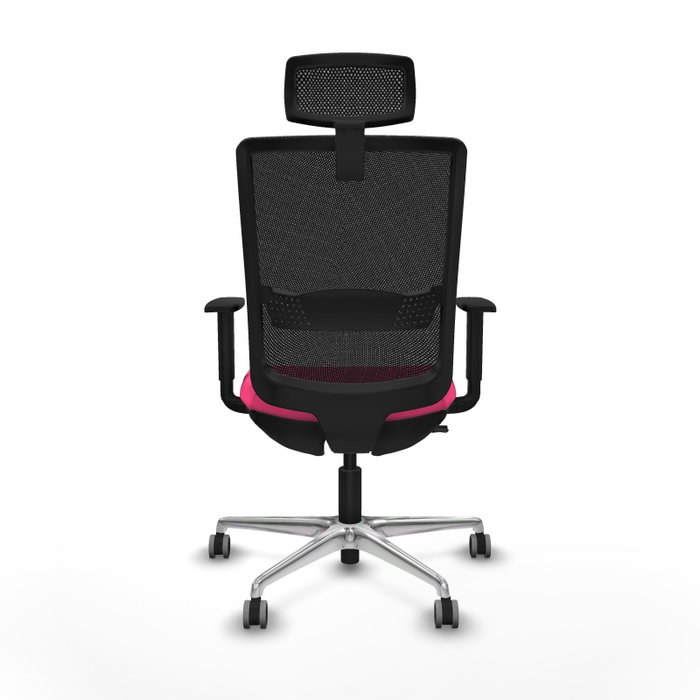PIQUERAS Y CRESPO Silla de oficina Haches Rosa y Negro PIQUERAS Y CRESPO Silla de oficina Haches Rosa y Negro