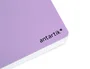 Antartik Cuaderno espiral A4 tapa dura 80 hojas 90gr cuadro 4mm con margen color lavanda