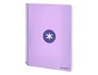 Antartik Cuaderno espiral A4 tapa dura 80 hojas 90gr cuadro 4mm con margen color lavanda