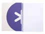 Antartik Cuaderno espiral A4 tapa dura 80 hojas 90gr cuadro 4mm con margen color lavanda