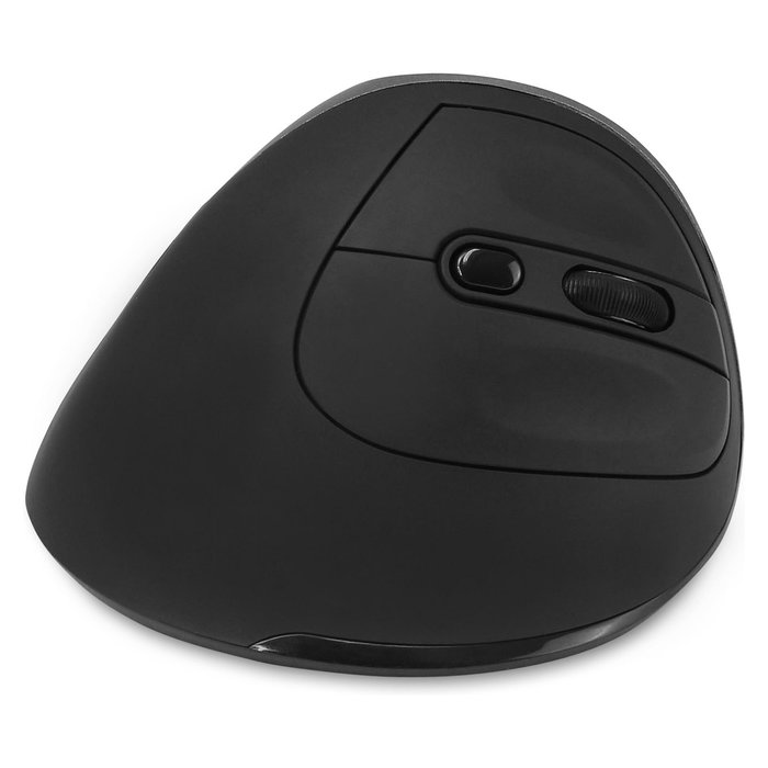 Dicota D31981 Ratón Ergonómico Inalámbrico Bluetooth para Mano Derecha, 5 Botones, 1600 DPI, Negro