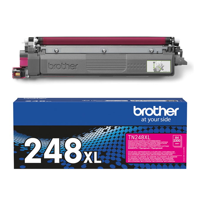 Brother TN248XLM Tóner Magenta Alta Capacidad
