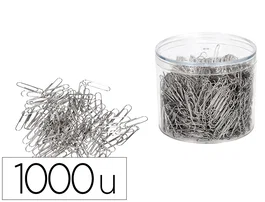 Q-connect Clips Niquelados nº2 33 mm Cubilete 1000 Unidades