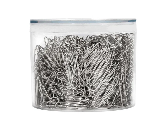 Q-connect Clips Niquelados nº2 33 mm Cubilete 1000 Unidades Q-connect Clips Niquelados nº2 33 mm Cubilete 1000 Unidades