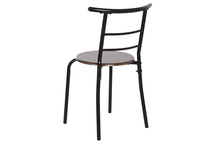 DKD Home Decor Mesa Negro Marron MDF Metal 55 x 78 x 121 cm Set de 5