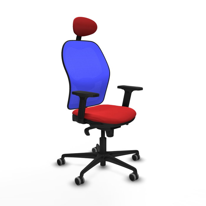 PIQUERAS Y CRESPO Silla de oficina Jorquera con Mecanismo Sincro en Negro PIQUERAS Y CRESPO Silla de oficina Jorquera con Mecanismo Sincro en Negro